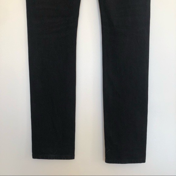 Acne Studios Women's Flex/Wet Black Skinny Denim Jeans 25 - Picture 7 of 13